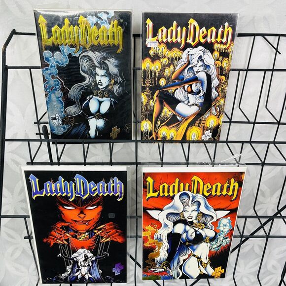 LADY DEATH II Between Heaven Hell 1-4 Lot #1 Chromium 2-4 (Chaos 1995) key - Picture 5 of 6